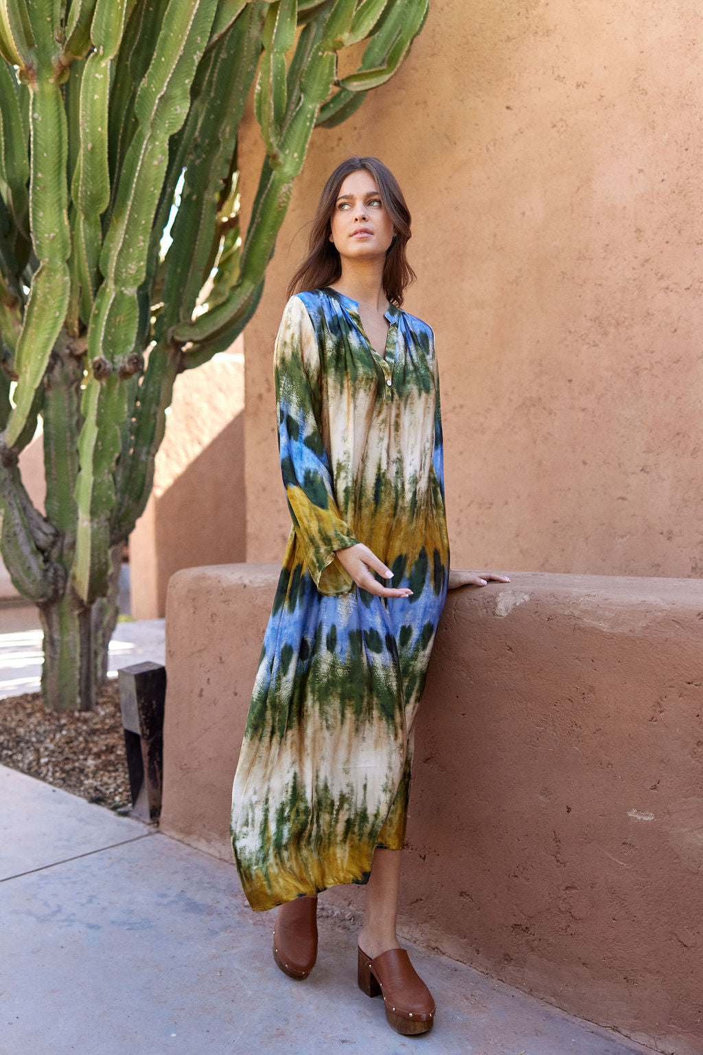 ROBE IMPRIMEE GIPSY BRONZE