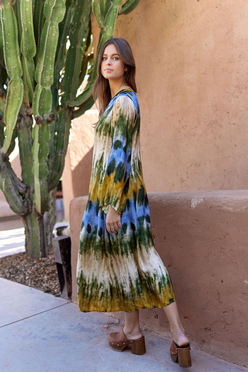 ROBE IMPRIMEE GIPSY BRONZE