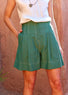SCOT PLEATED SHORTS