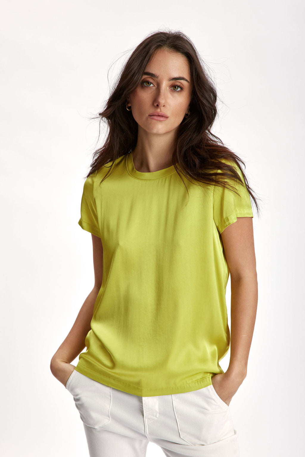 SILANE VISCOSE T-SHIRT