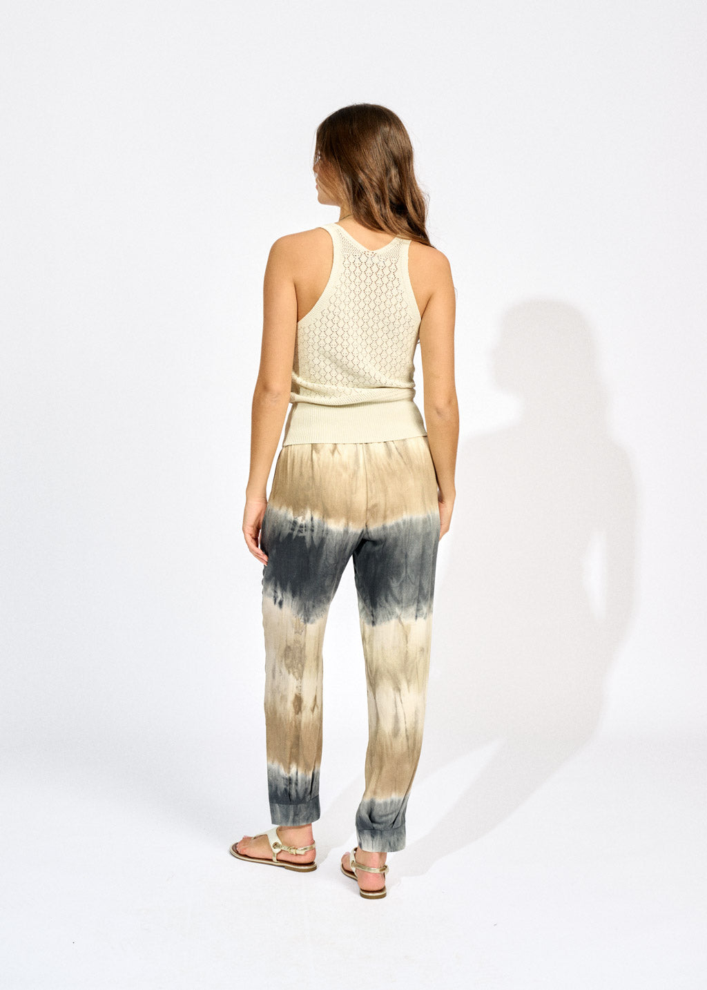 TIE AND DYE POPPY TROUSERS