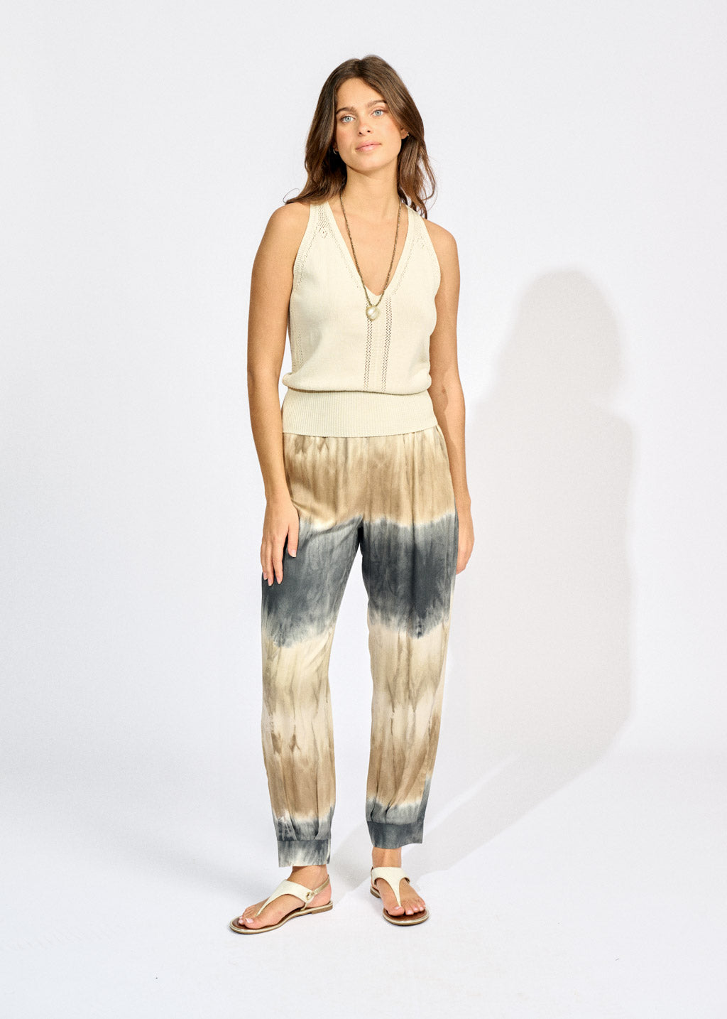 TIE AND DYE POPPY TROUSERS