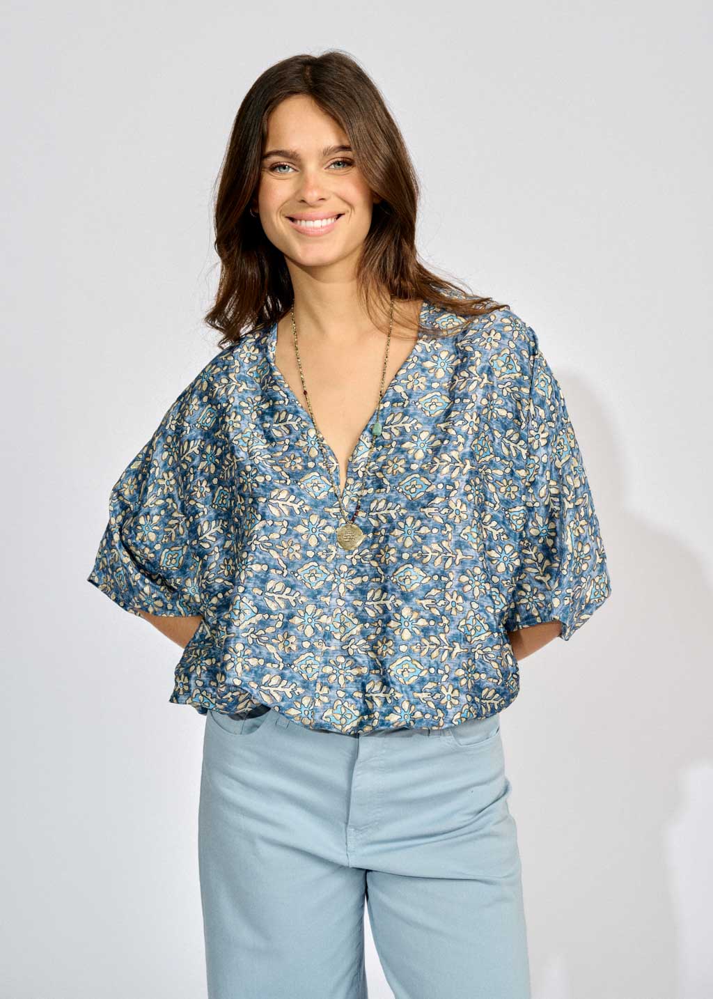 KAELY PRINTED BLOUSE