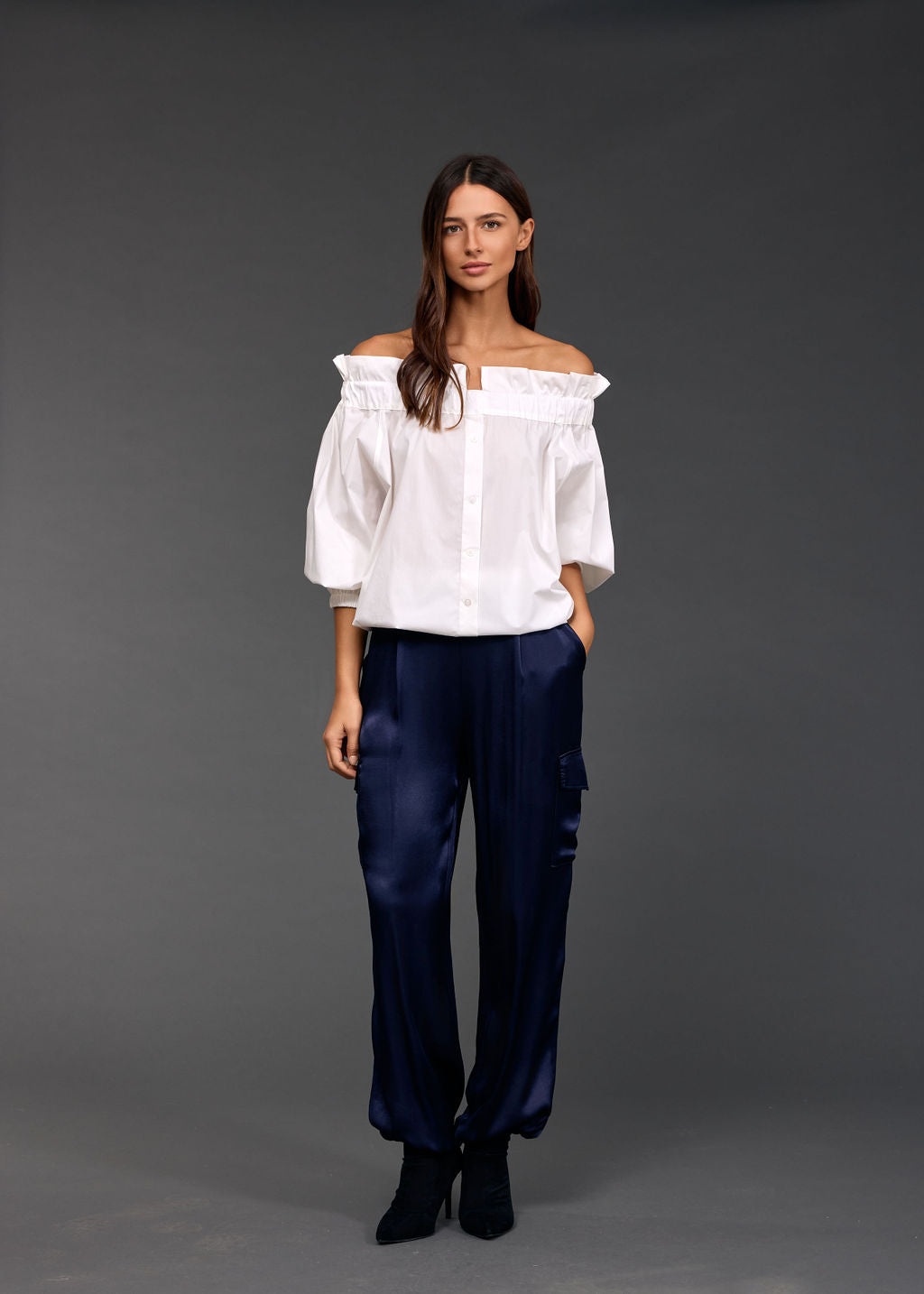 AYAKO RUFFLED SHIRT