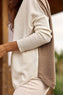 KELYA TWO-TONE SWEATER