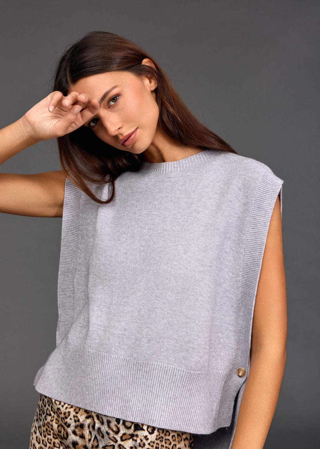 Marcia Sleeveless Sweater