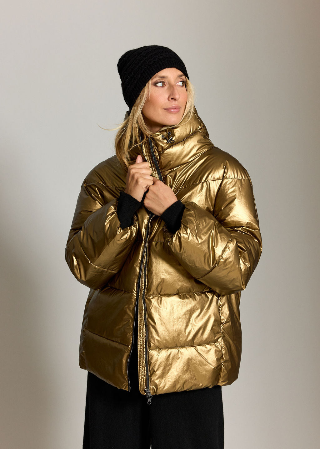 BONNET TORSADÉ SLOW NOIR