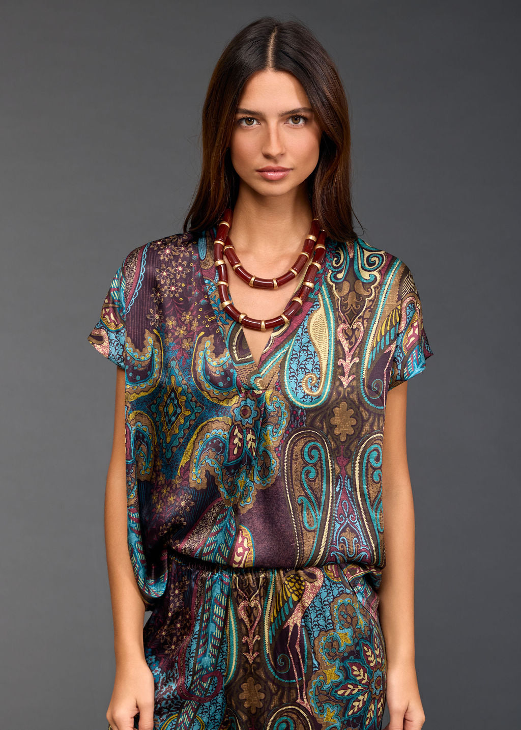 BAFFI PRINTED TOP