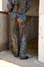 LORINE PRINTED FLUID PANTS