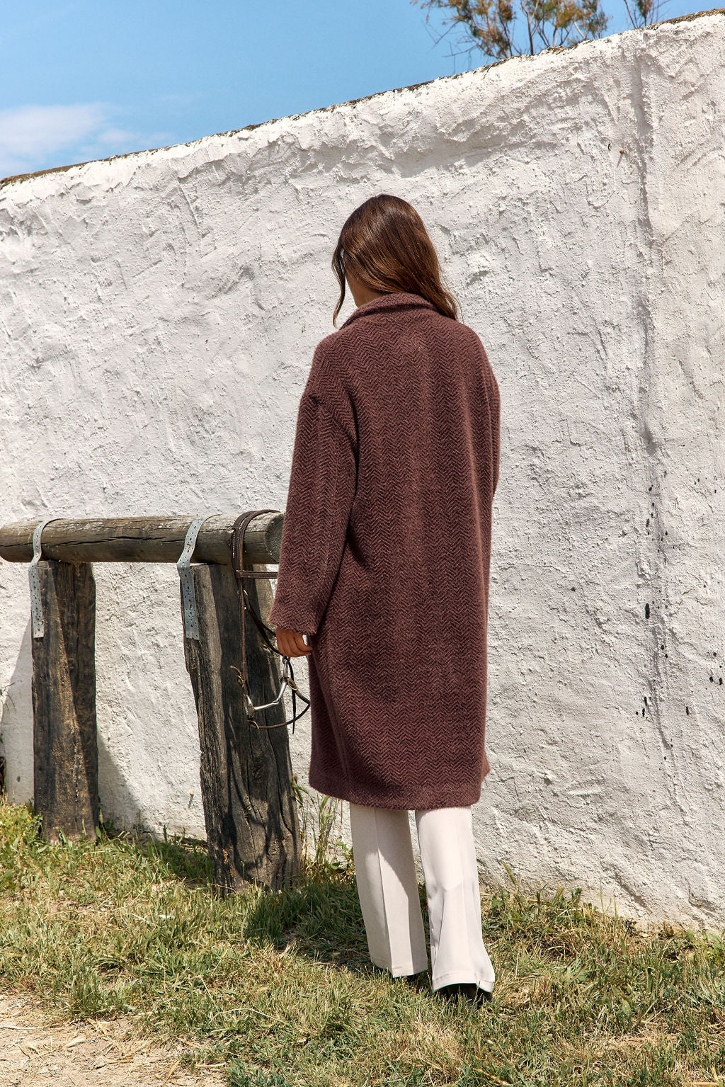 ASKA KNIT COAT