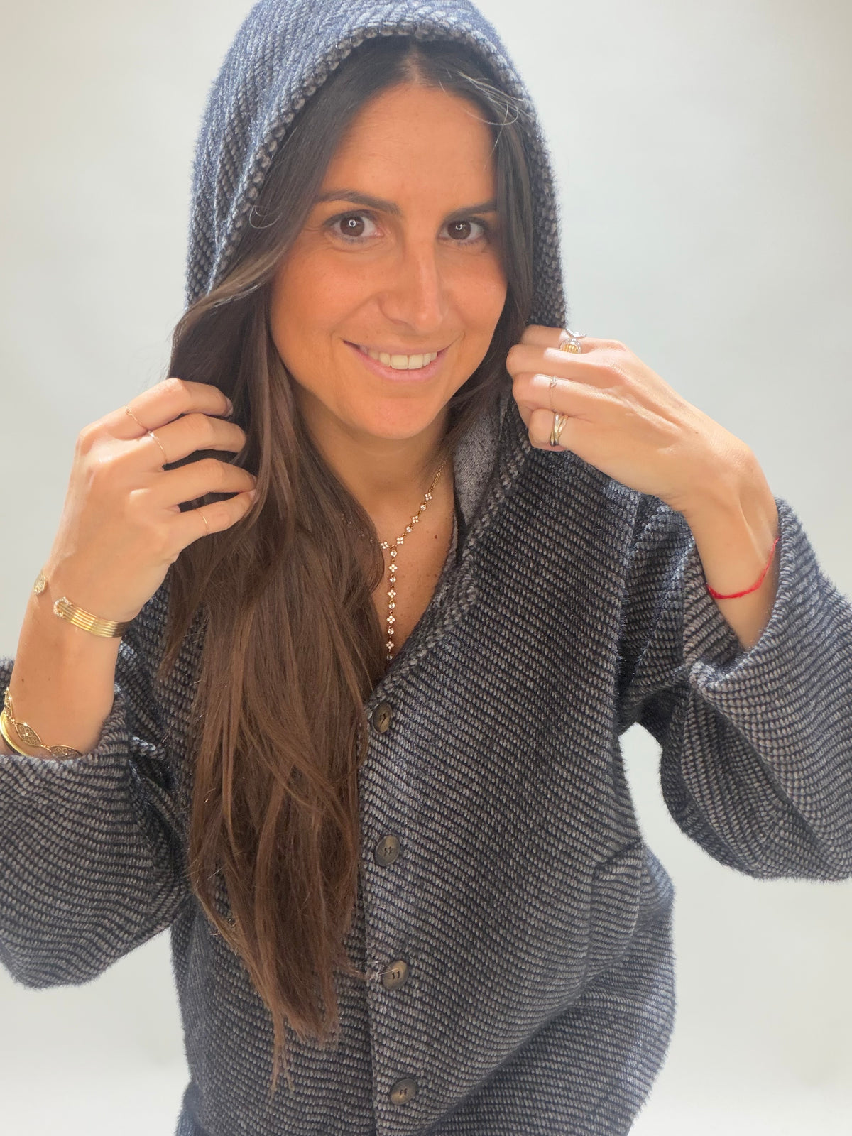 VESTE GILET DUVETEUSE MARIA GRIS