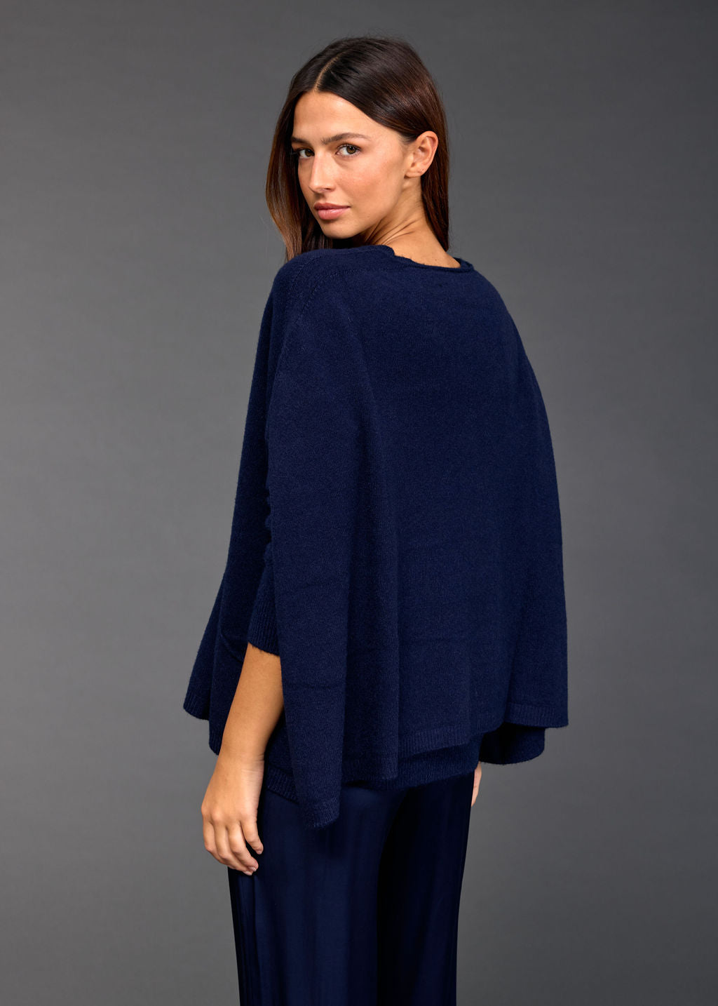 Clea V-Neck Poncho