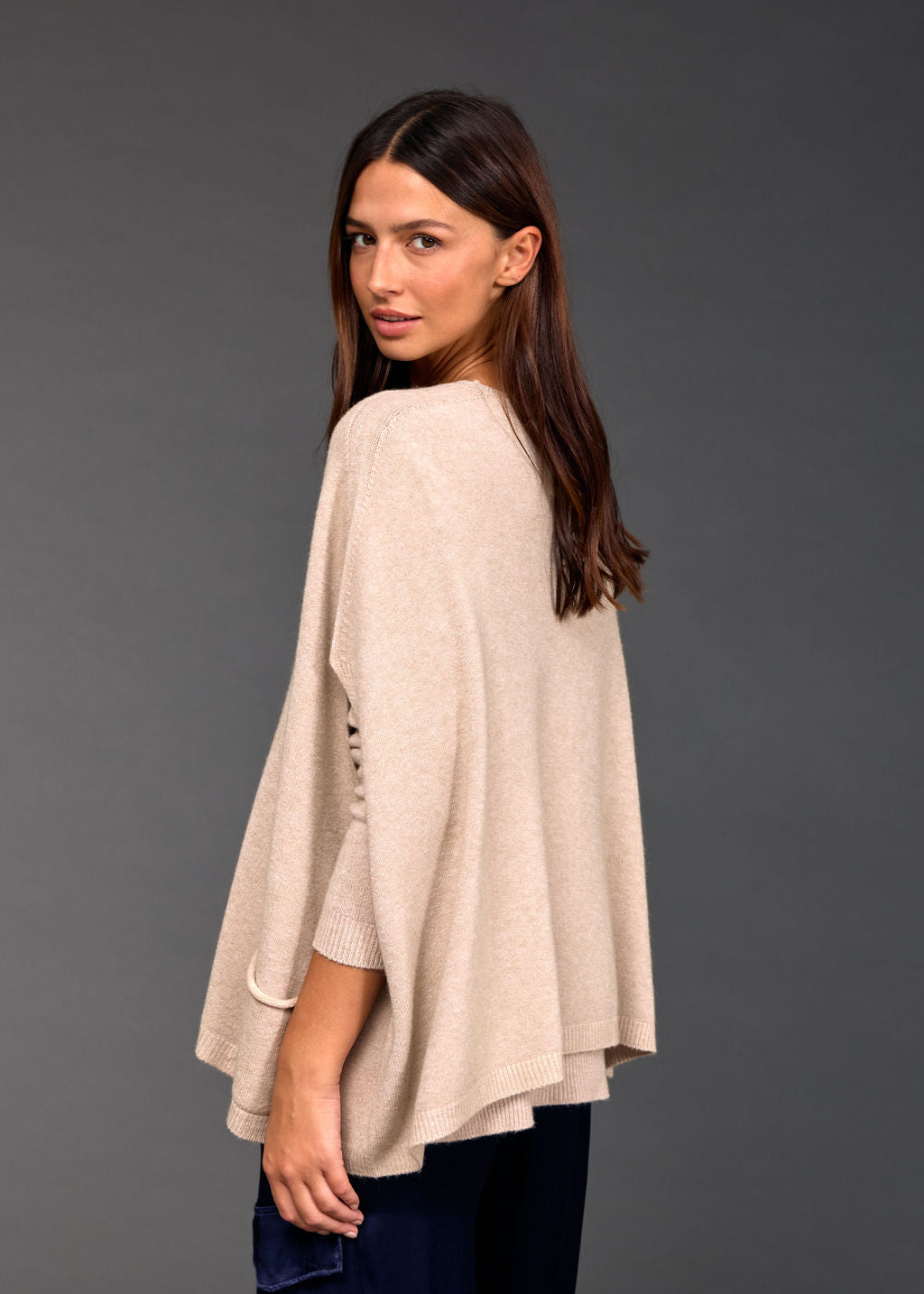 Clea V-Neck Poncho