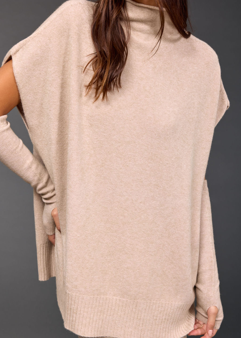 Judi Knitted Tunic Sweater