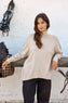 NAO FLARED HIGH NECK SWEATER