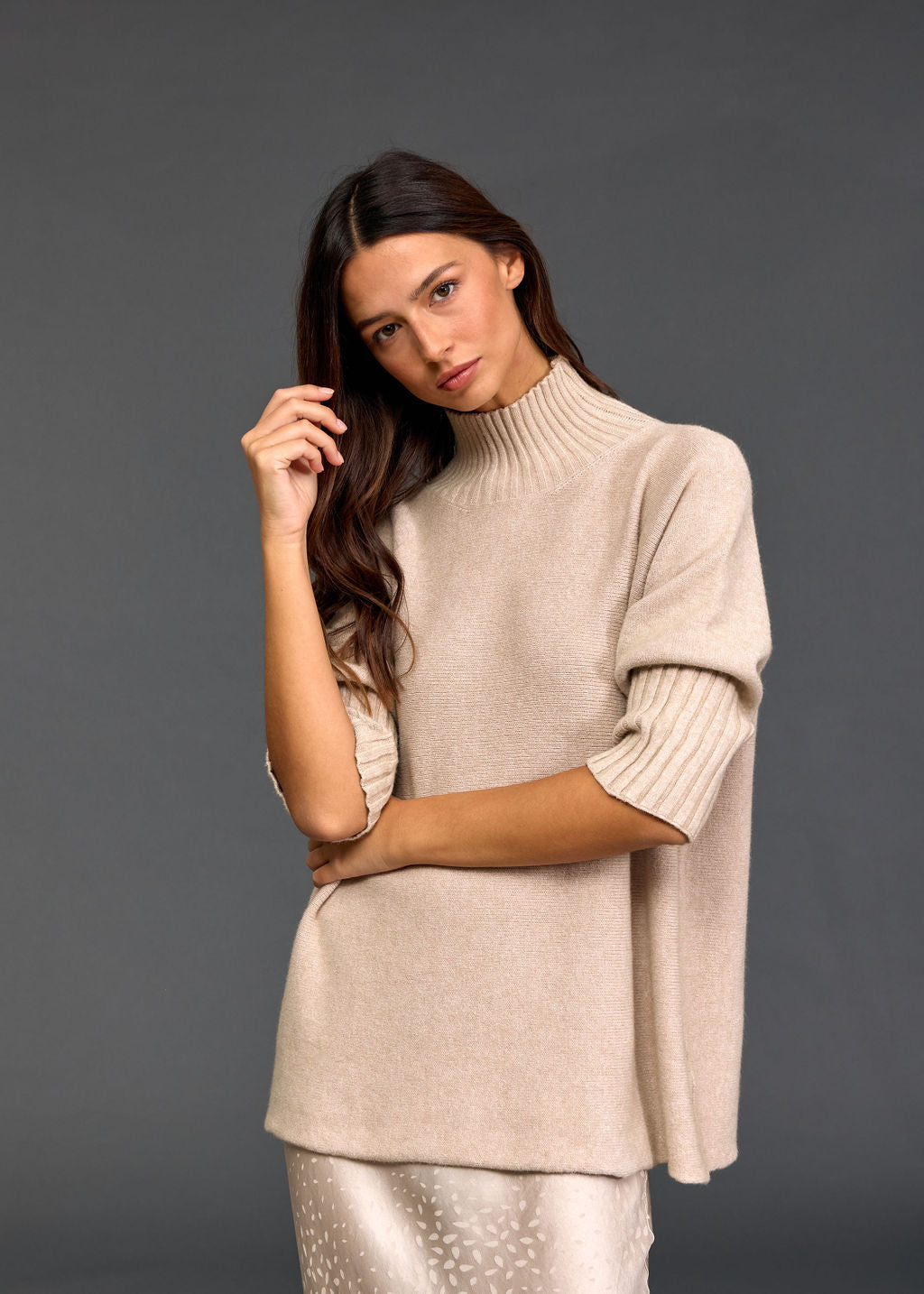 Naty knitted tunic sweater