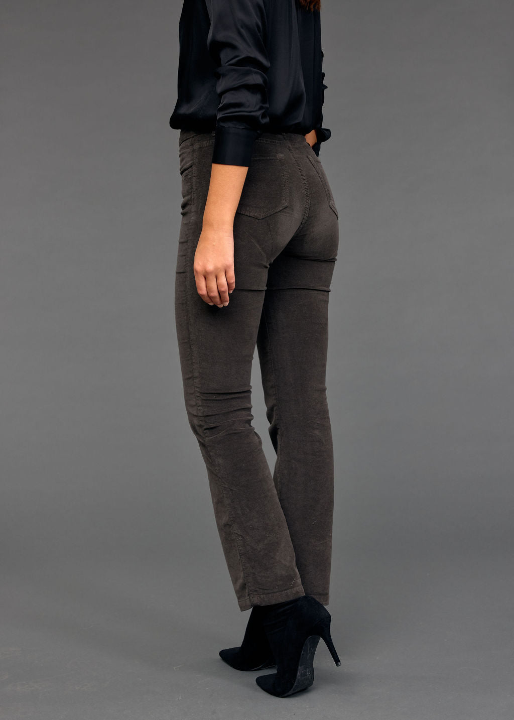 DEAN VELVET BOOTCUT PANTS