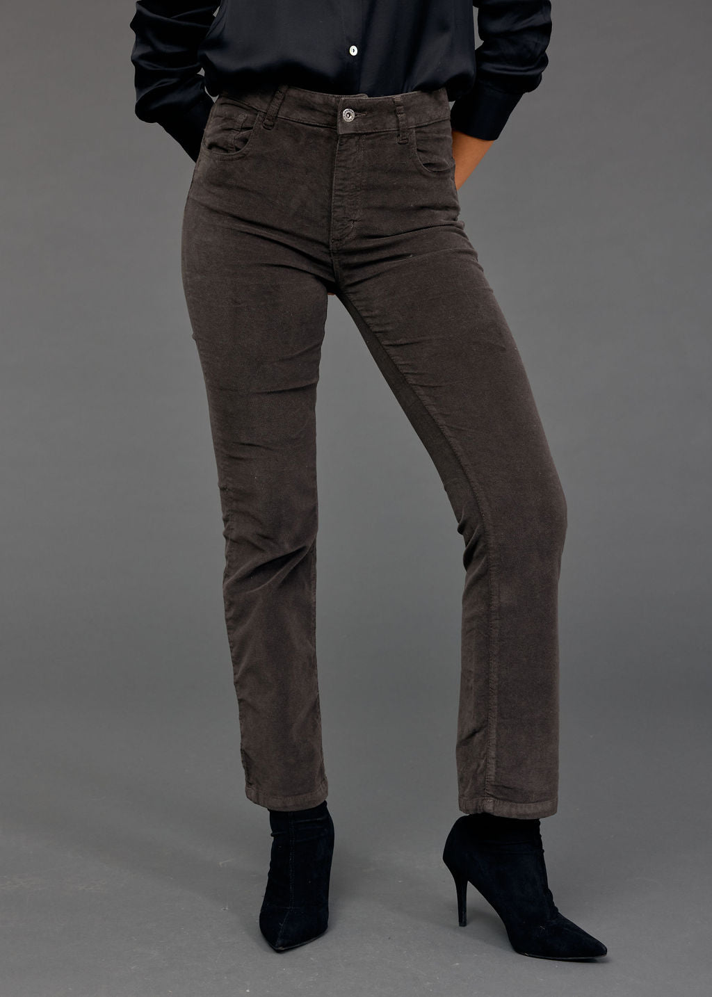 PANTALON BOOTCUT EN VELOURS DEAN