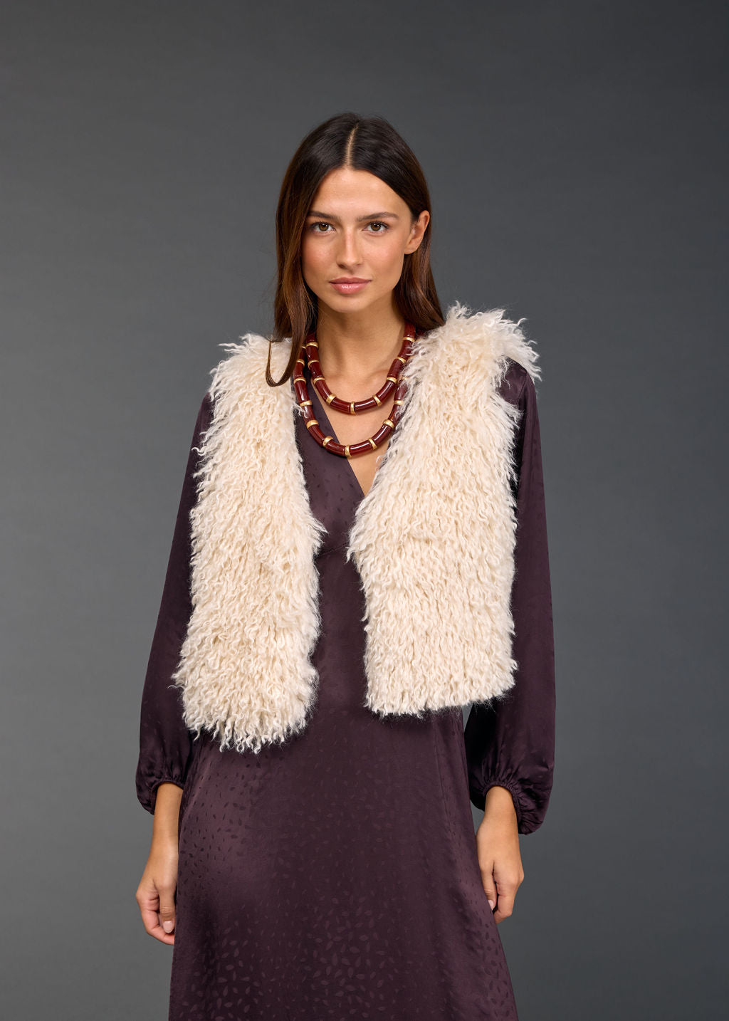 ROBE EN VISCOSE JACQUARD ELIZA