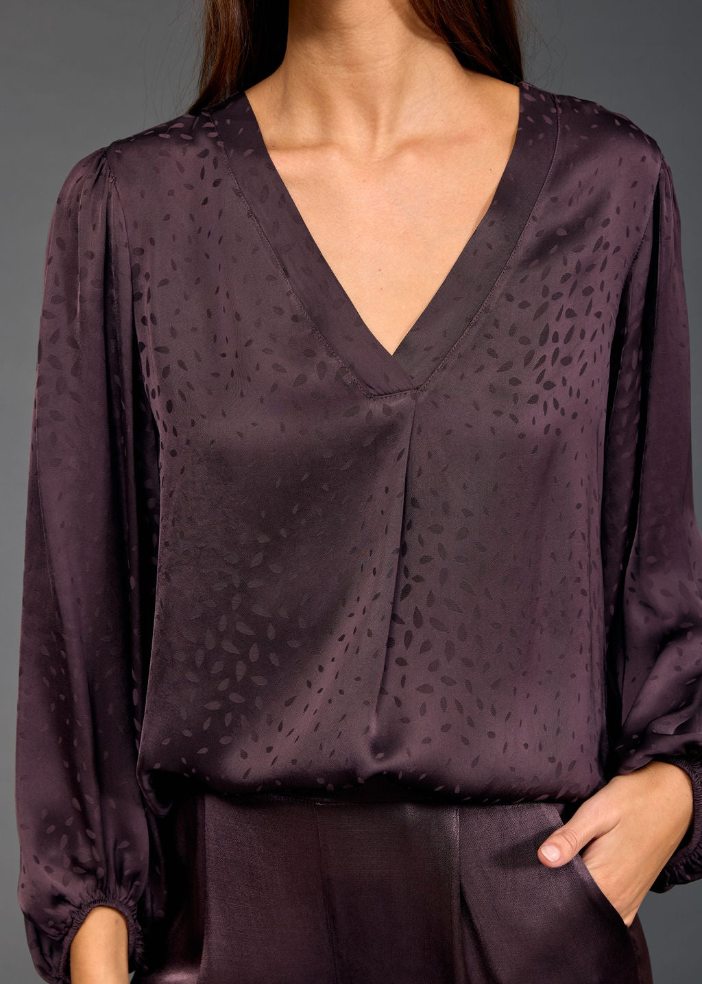 ENZO JACQUARD VISCOSE TOP