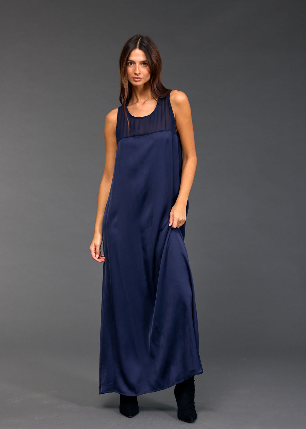 ROMY LONG STRAIGHT DRESS