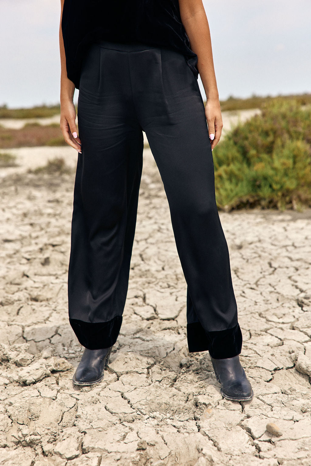 SHADOW BI-MATERIAL PANTS