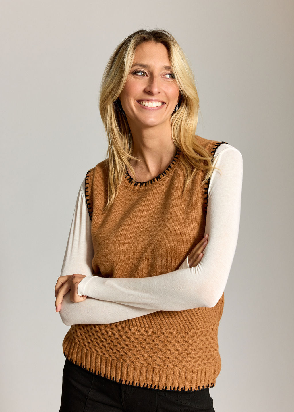 DEBARDEUR EN MAILLE JESSY CINAMON