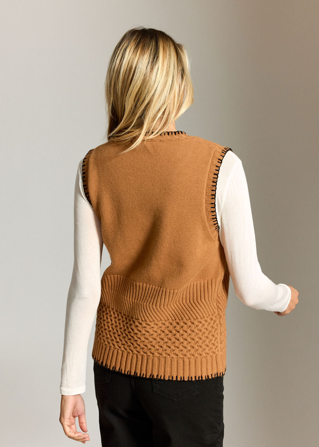 DEBARDEUR EN MAILLE JESSY CINAMON