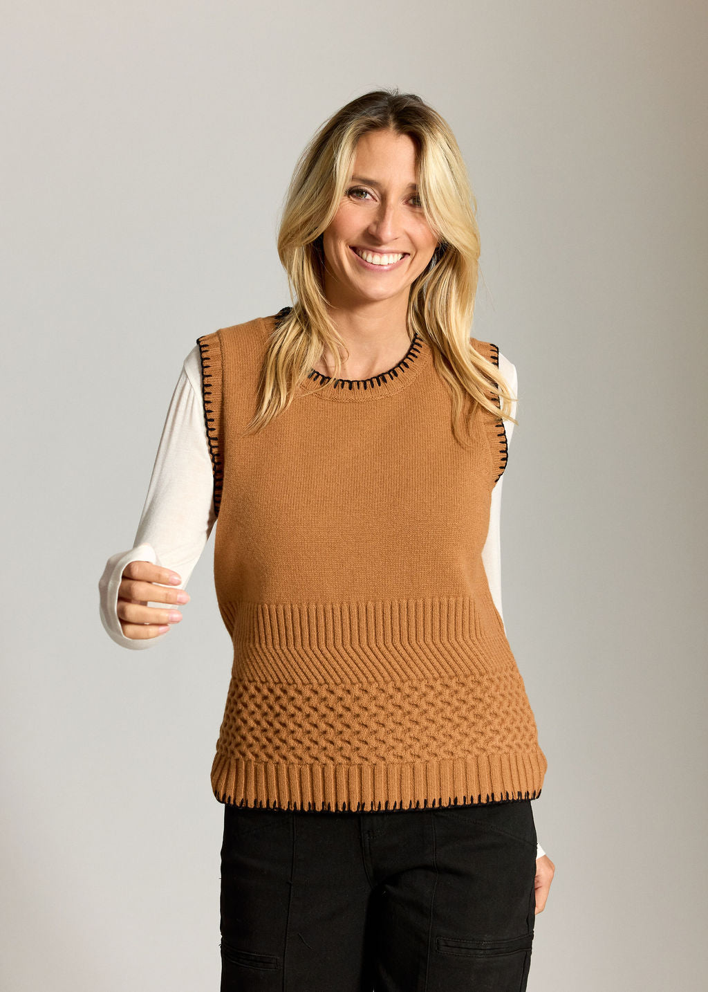 DEBARDEUR EN MAILLE JESSY CINAMON