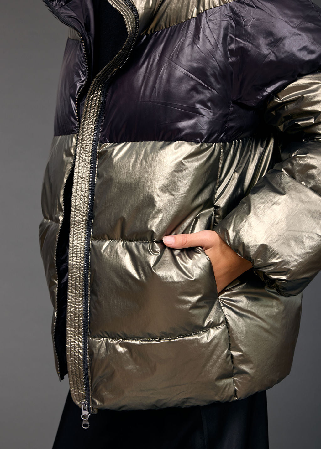 OWEN TWO-TONE DOWN JACKET