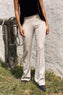 FITTED FLARE PANTS