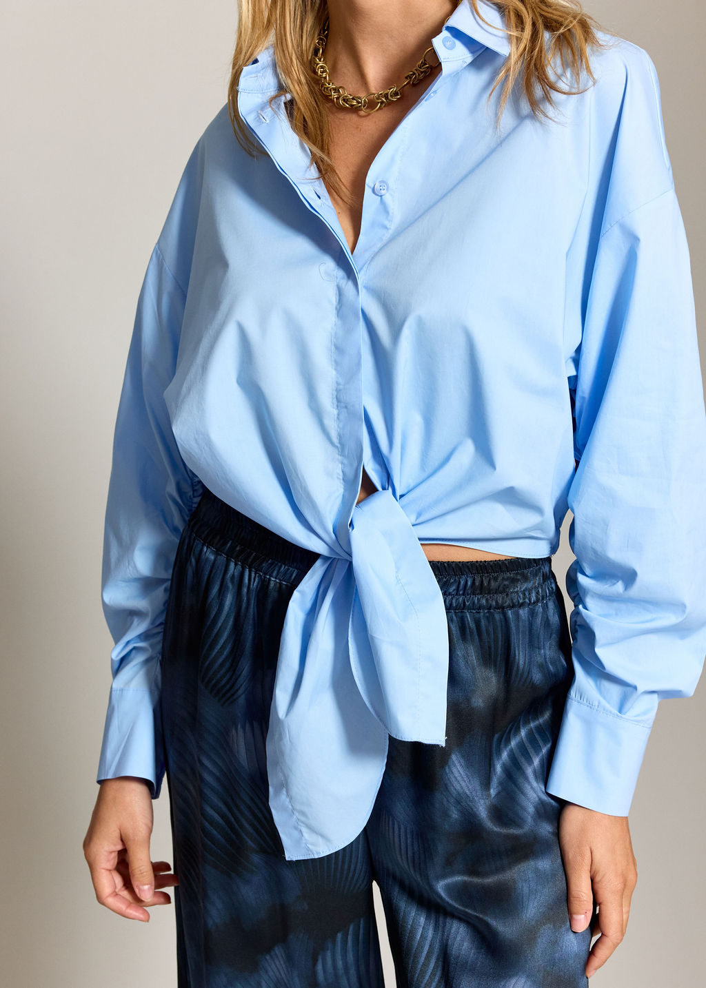 CHEMISE POPELINE ADELE CIEL