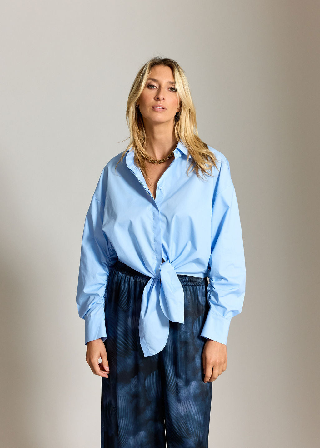 CHEMISE POPELINE ADELE CIEL