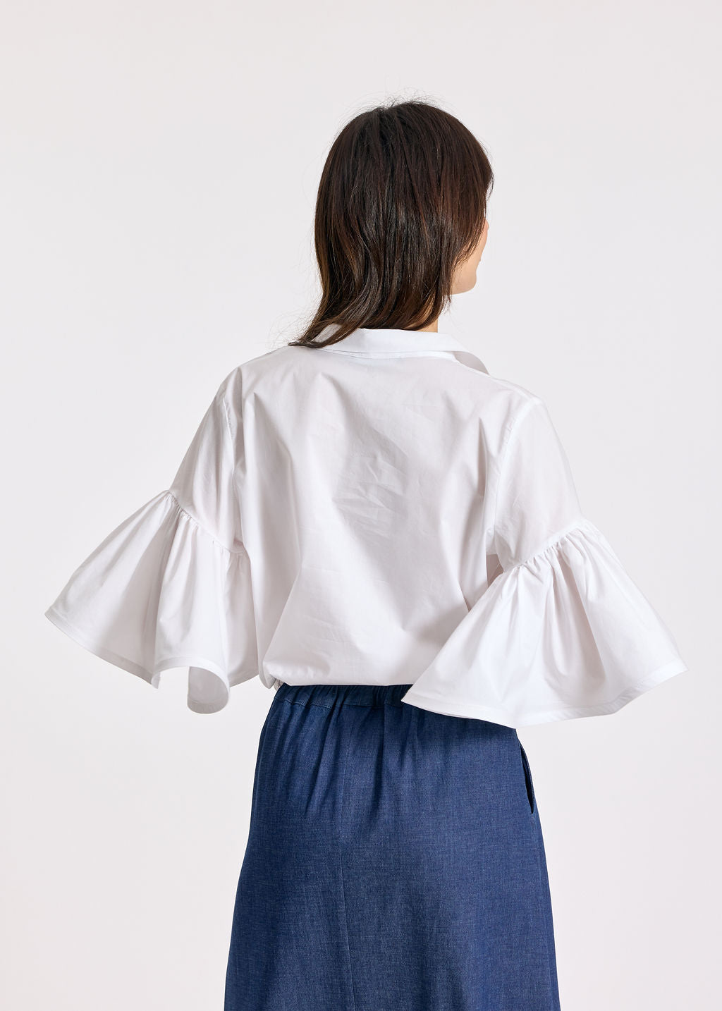 JENNY WHITE POPLIN SHIRT