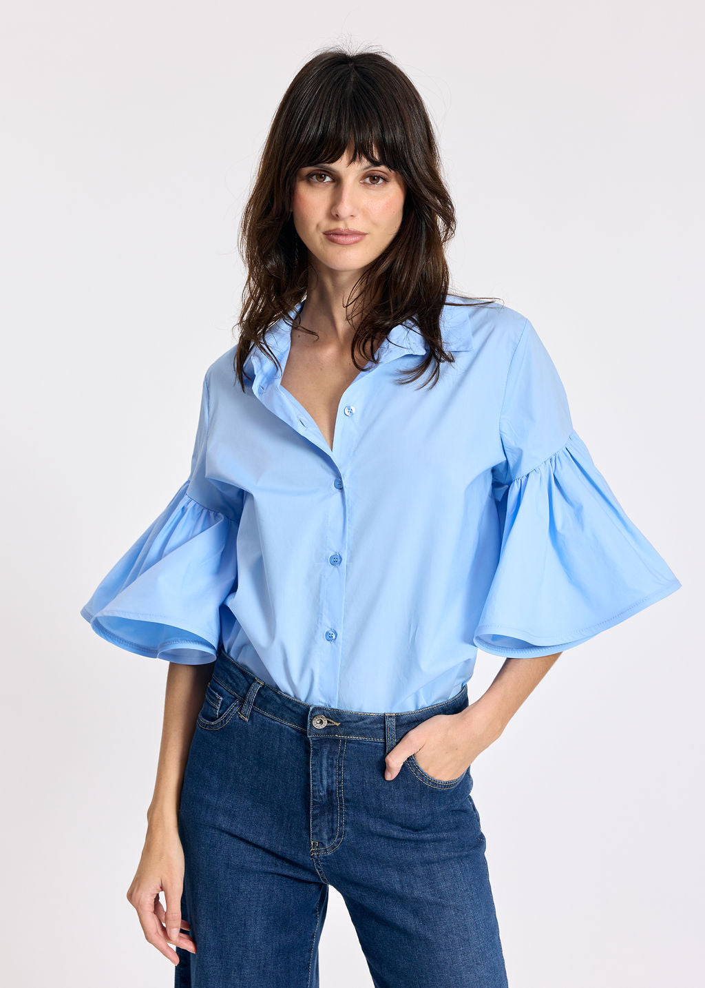 JENNY SKY POPLIN SHIRT