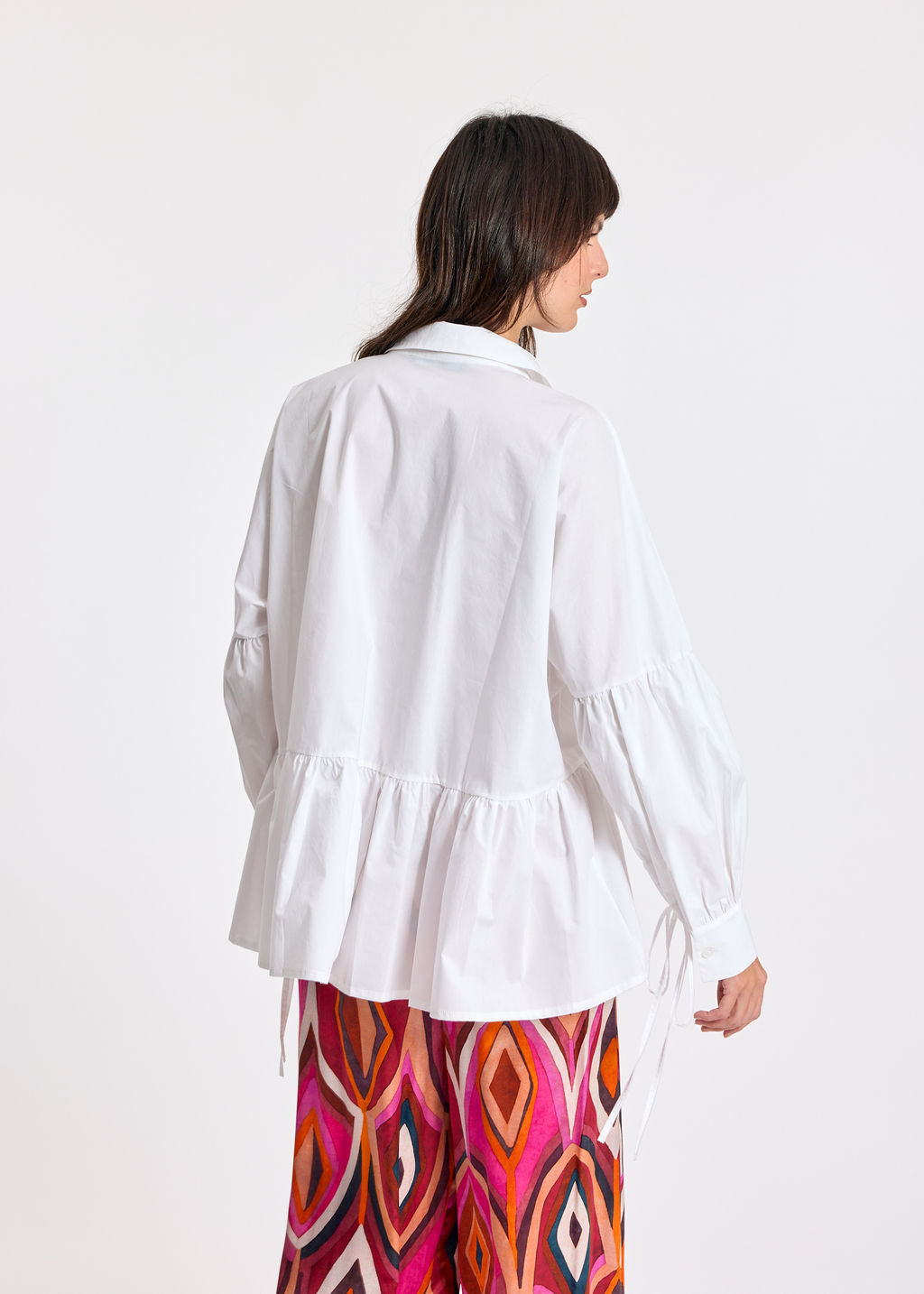 MAZAO WHITE POPLIN SHIRT