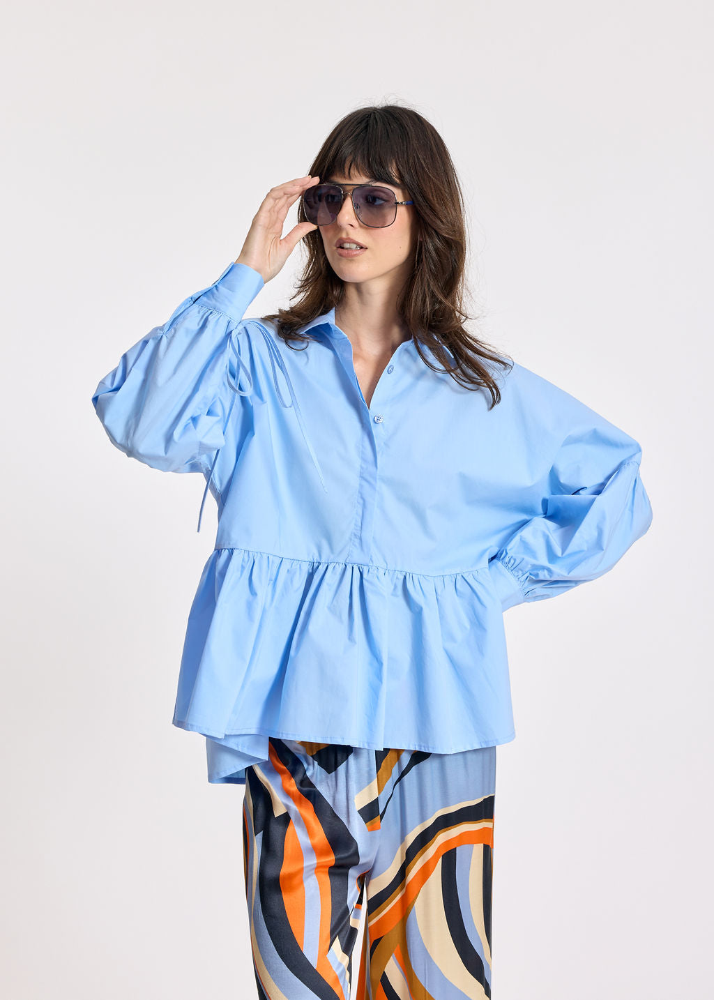 MAZAO SKY POPLIN SHIRT