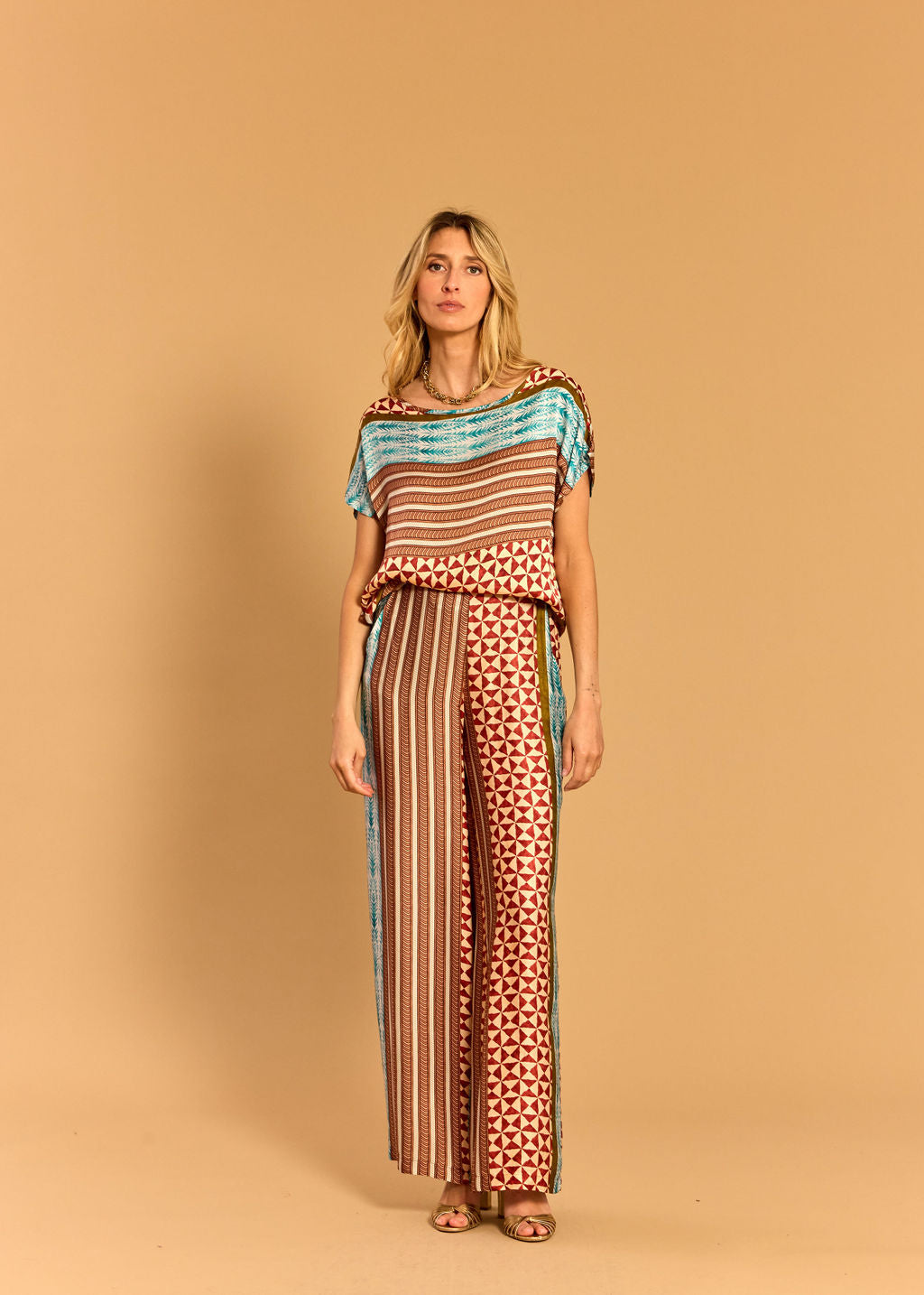 DÉBARDEUR BI-MATIÈRE ASPEN PAON