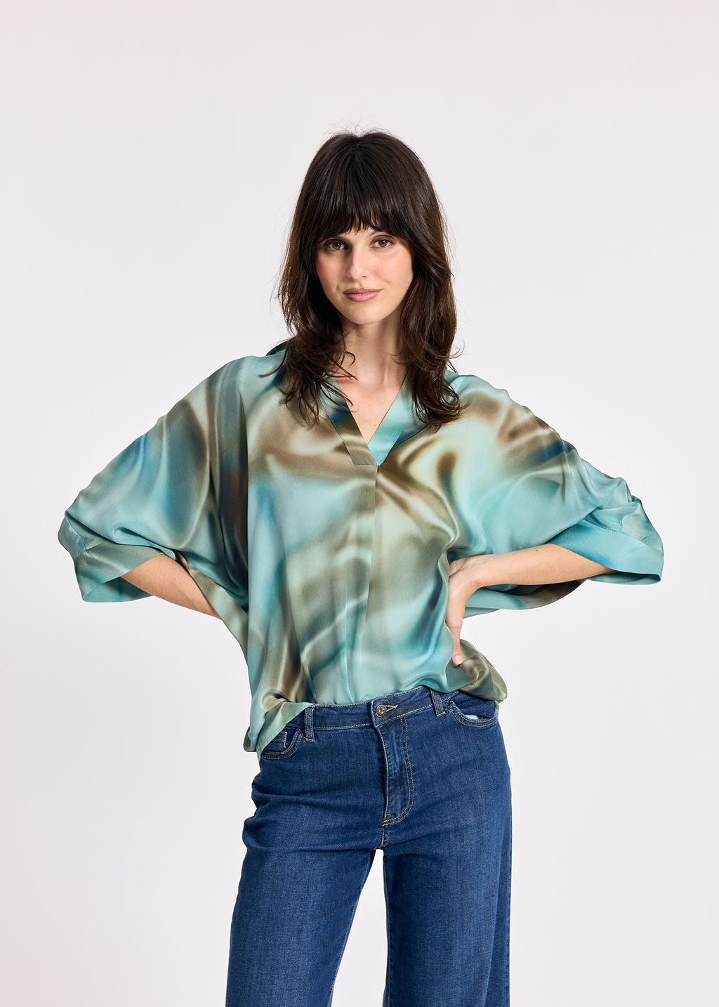 EDA GREEN OVERSIZED SHIRT