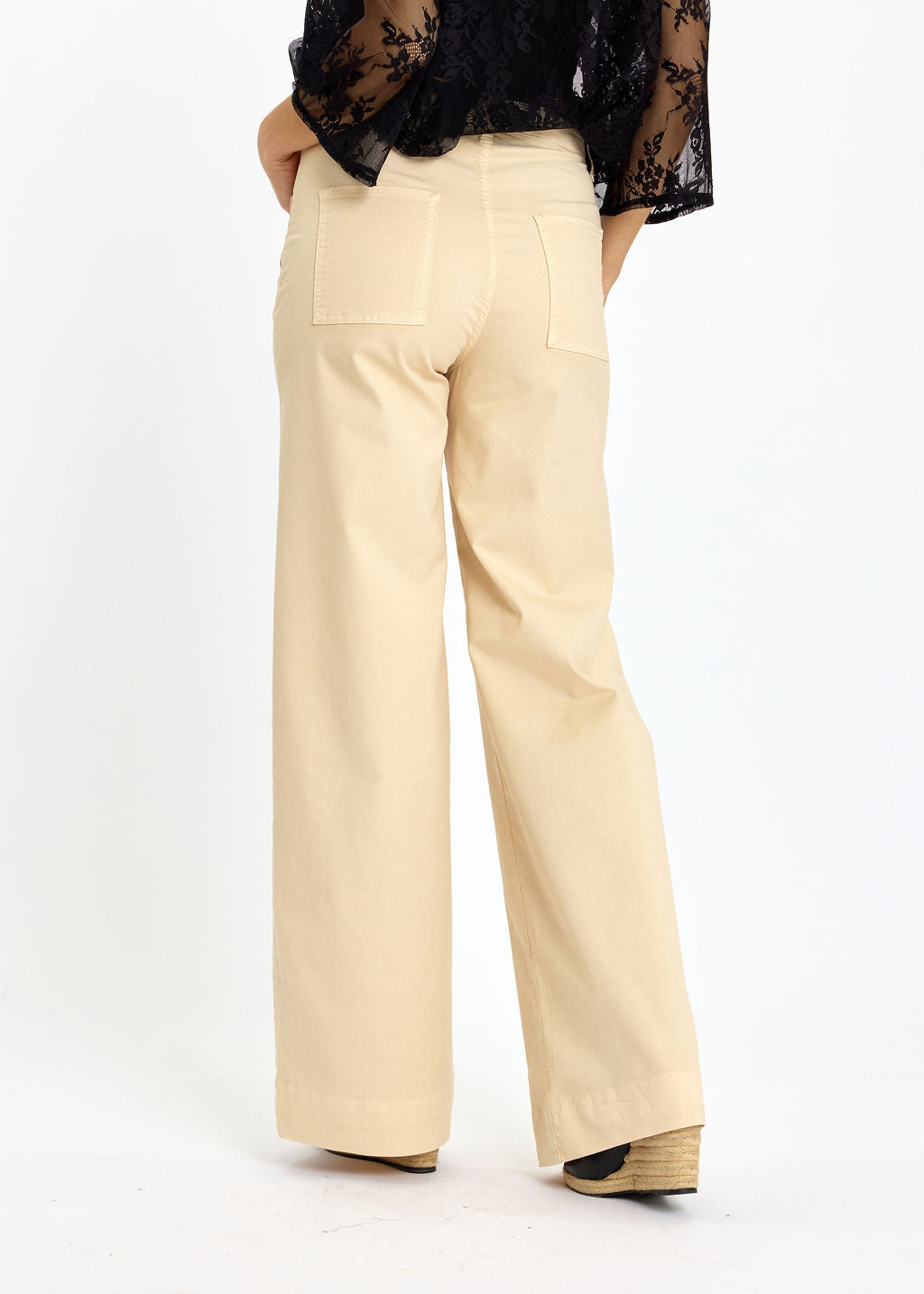 PANTALON FLARE PAM BEIGE