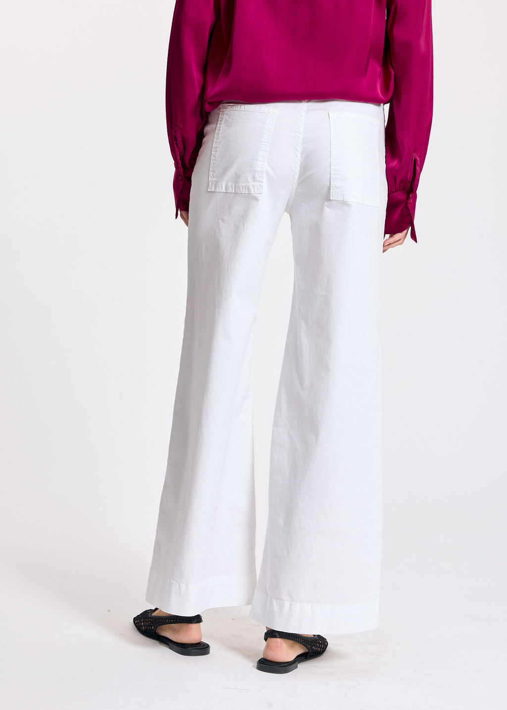 PANTALON 7/8ÈME TAO BLANC