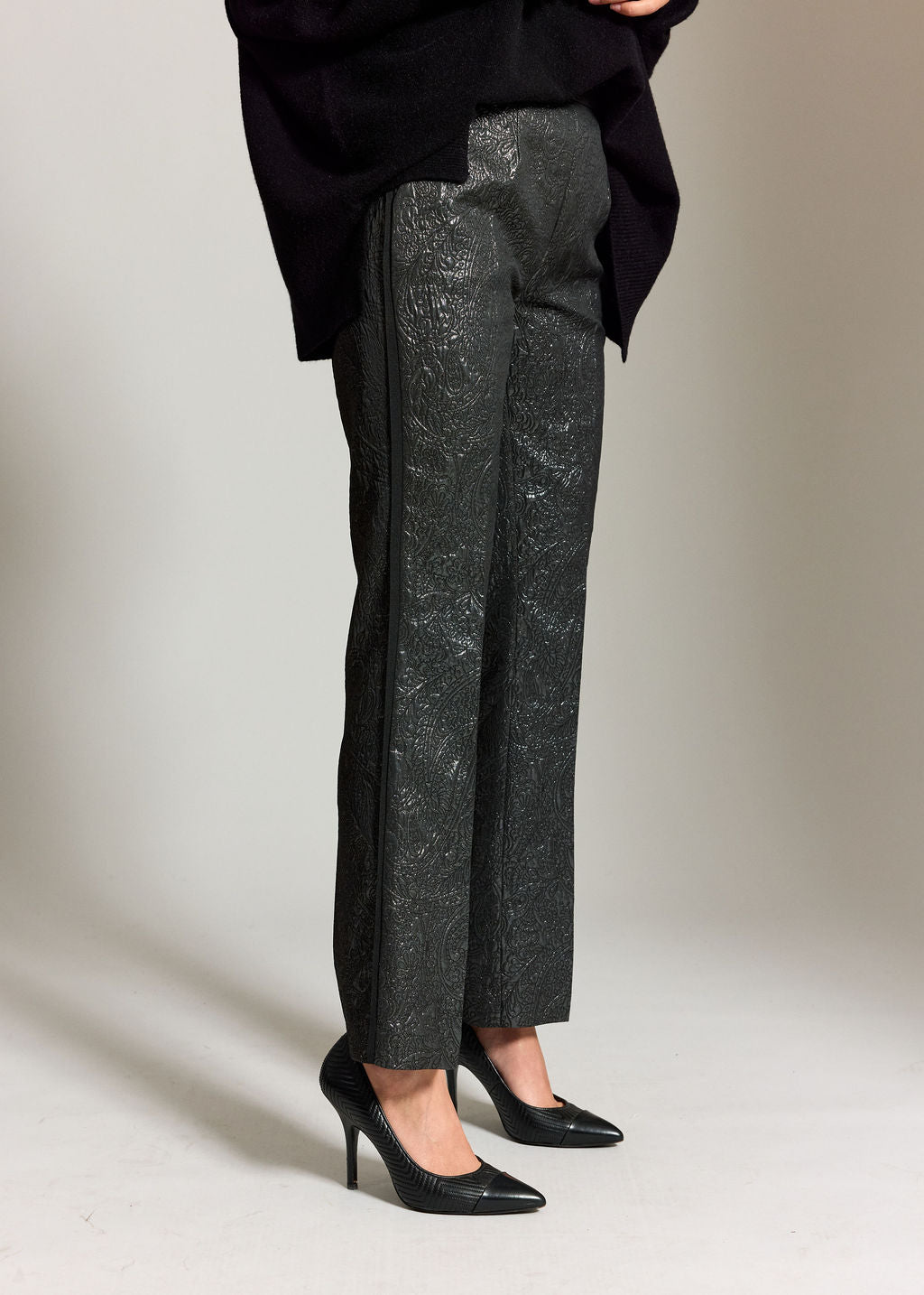 PANTALON TEXTURÉ AKO ACIER