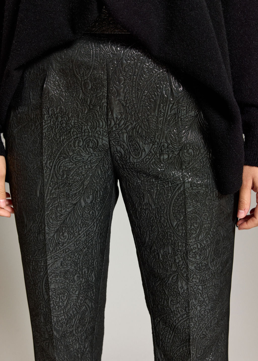 PANTALON TEXTURÉ AKO ACIER