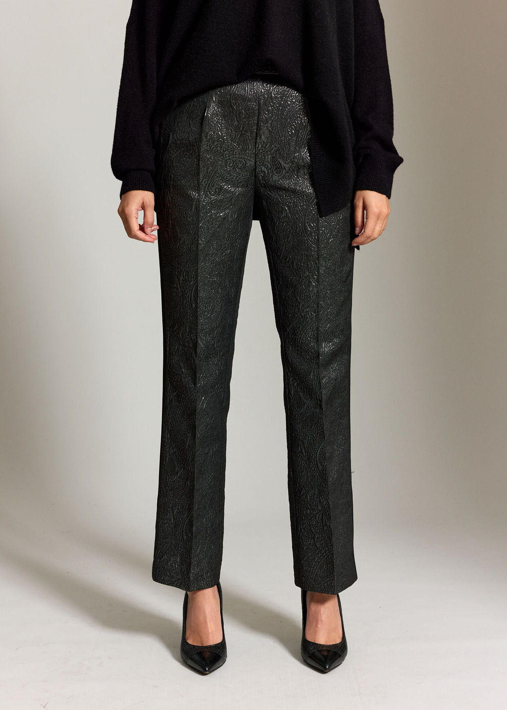 PANTALON TEXTURÉ AKO ACIER