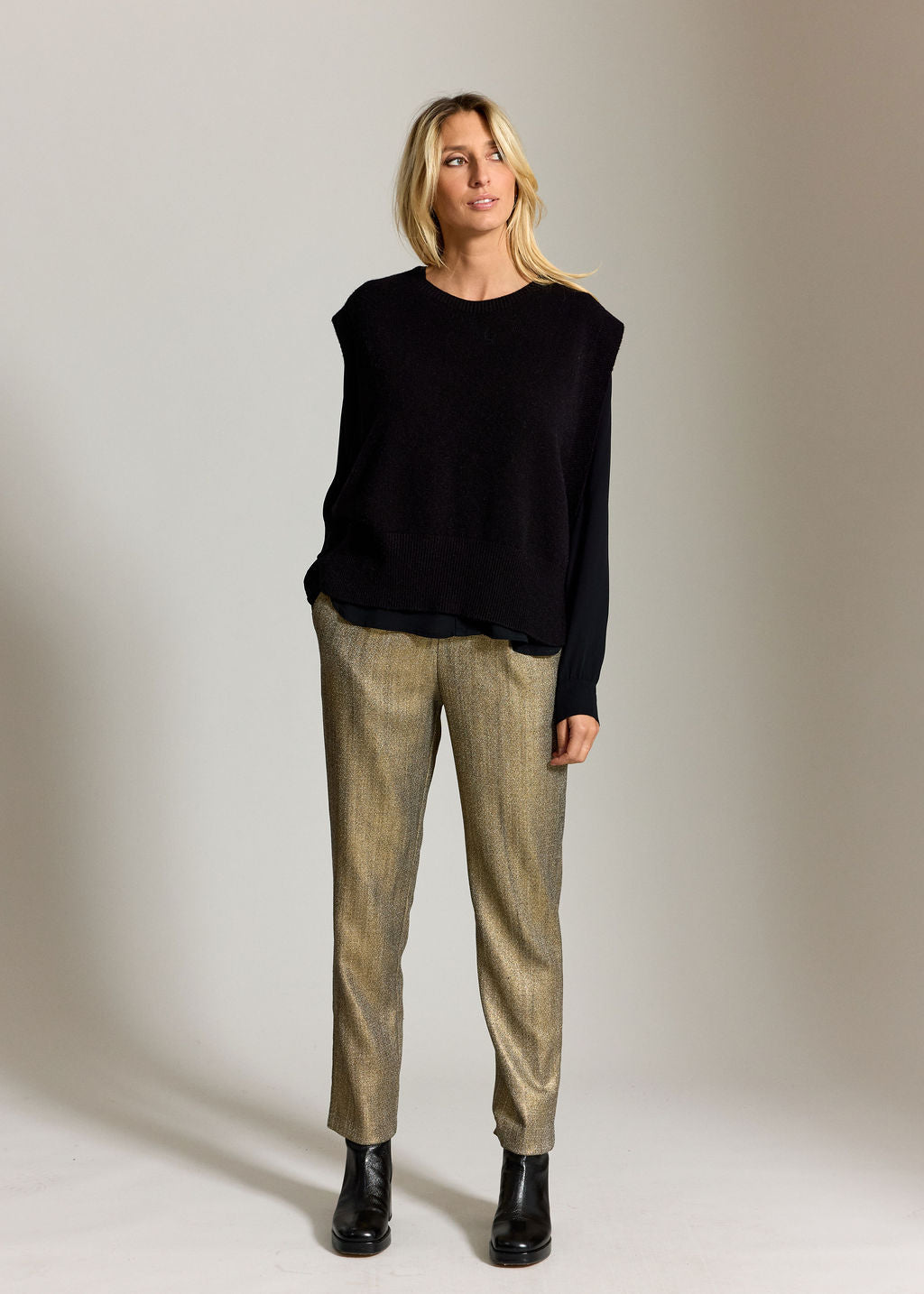 PANTALON DROIT BELUCA GOLD