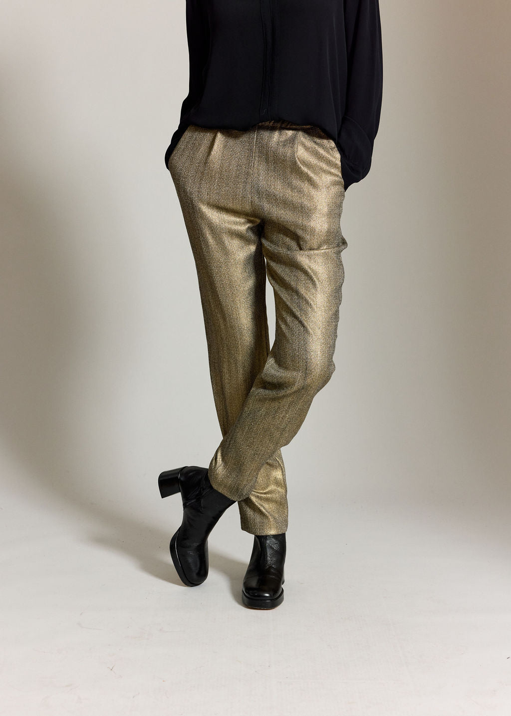 PANTALON DROIT BELUCA GOLD