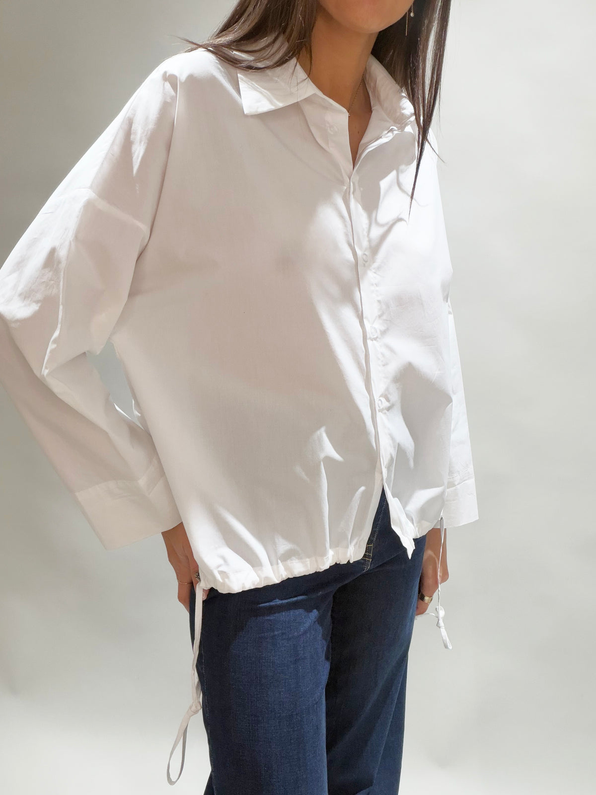 CHEMISE EN POPELINE DIA BLANC