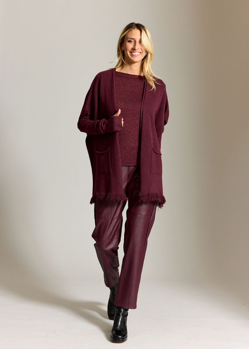 SOUS PULL IRISÉ LACI VINO