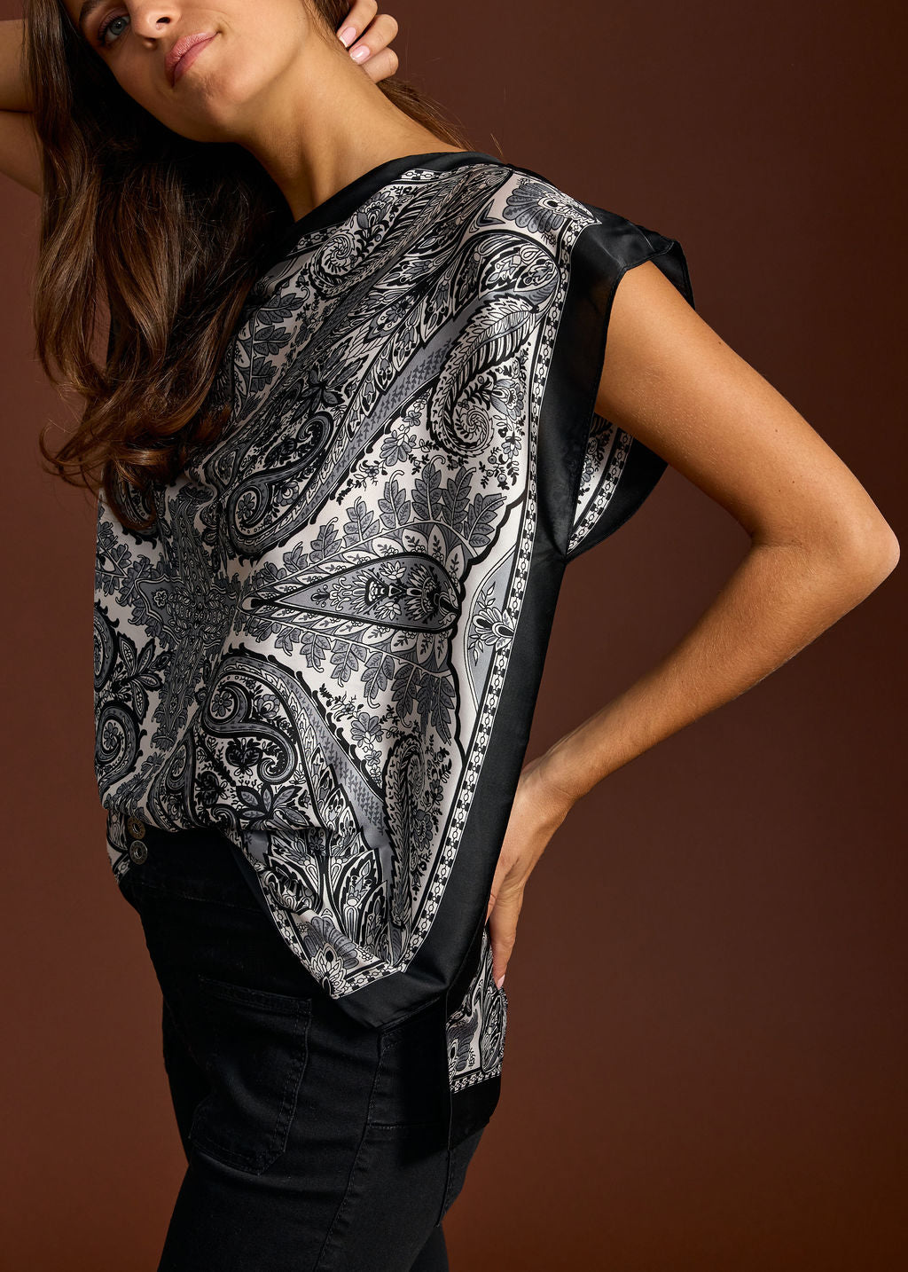 PAROSS BLACK TUNIC