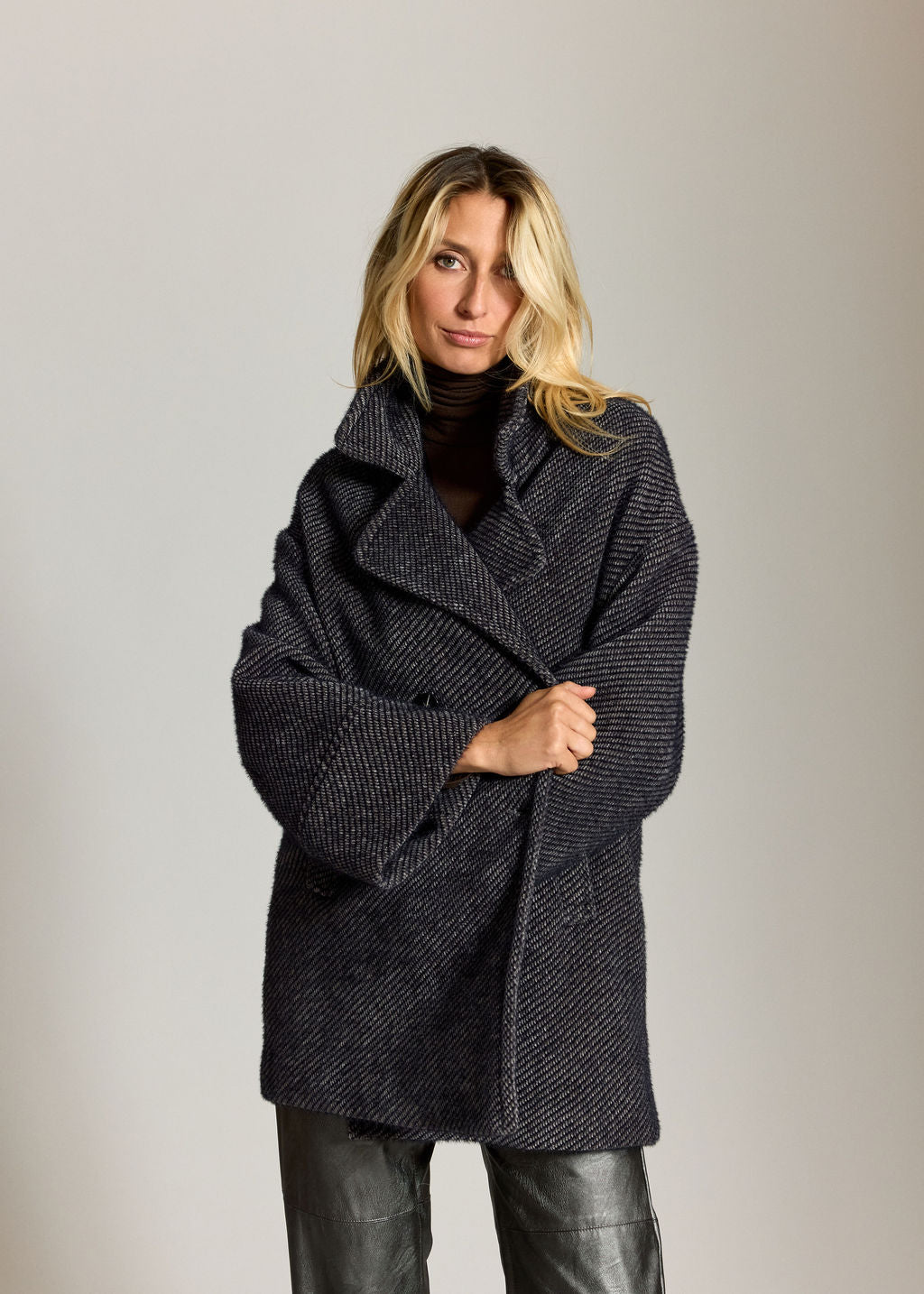 SOF STEEL DOWN PECABE COAT